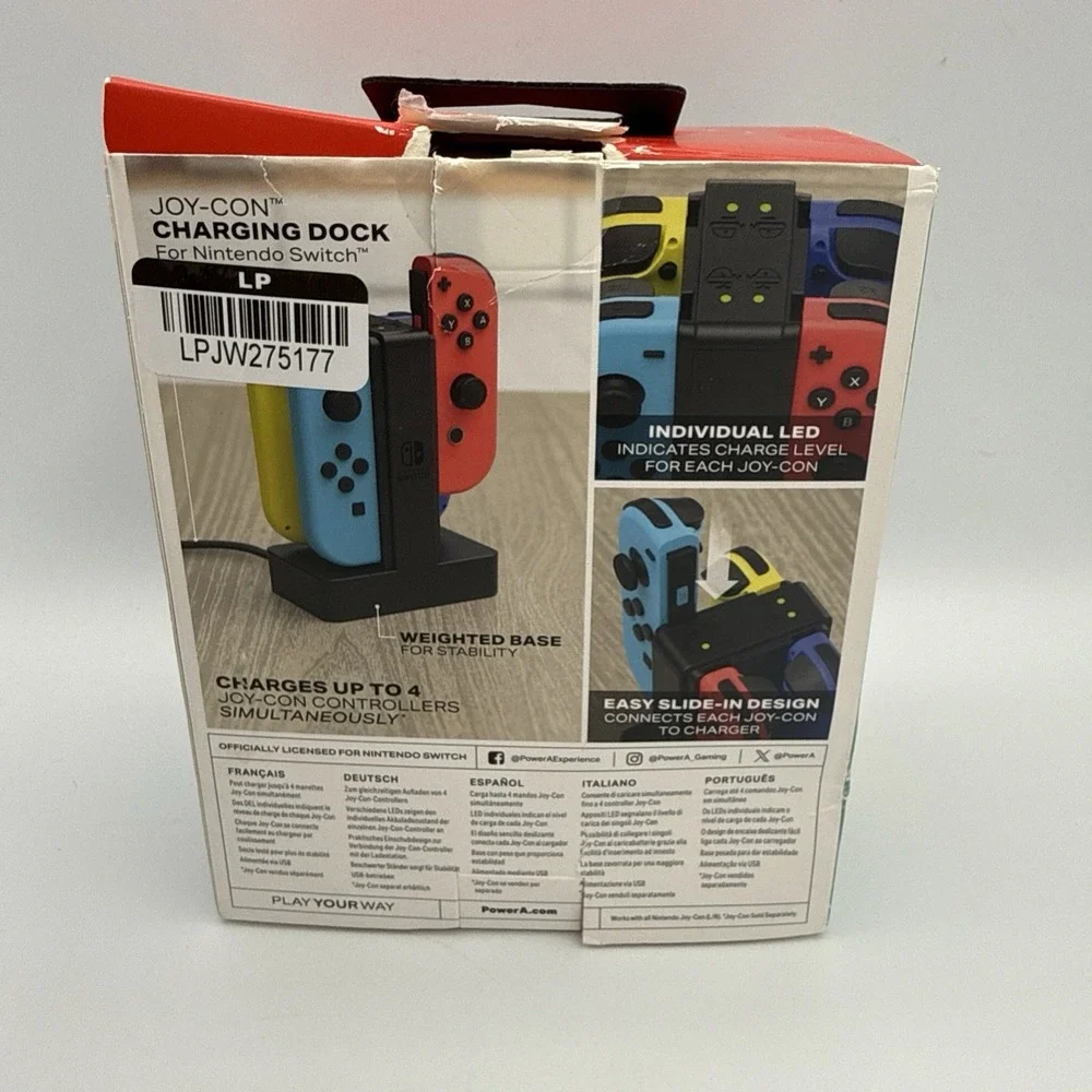 PowerA Joy-Con Charging Dock for Nintendo Switch - Open Box